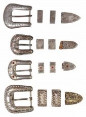 (4) WESTERN COWBOY RANGER BELT