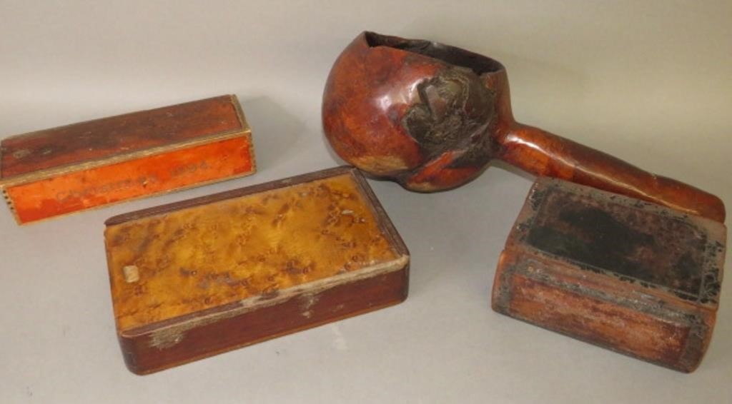 4 WOOD COLLECTIBLESca. 19th &