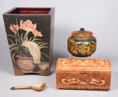 (4) Wood items, c/o Cuomo's Lu