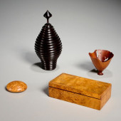 (4) WOOD STUDIO OBJECTS, INCL.