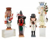 (4) Wooden nutcrackers, c/o Er