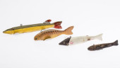 4 WOODENTAIL ICE FISHING DECOY