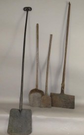 4 WROUGHT IRON HEARTHSIDE TOOL