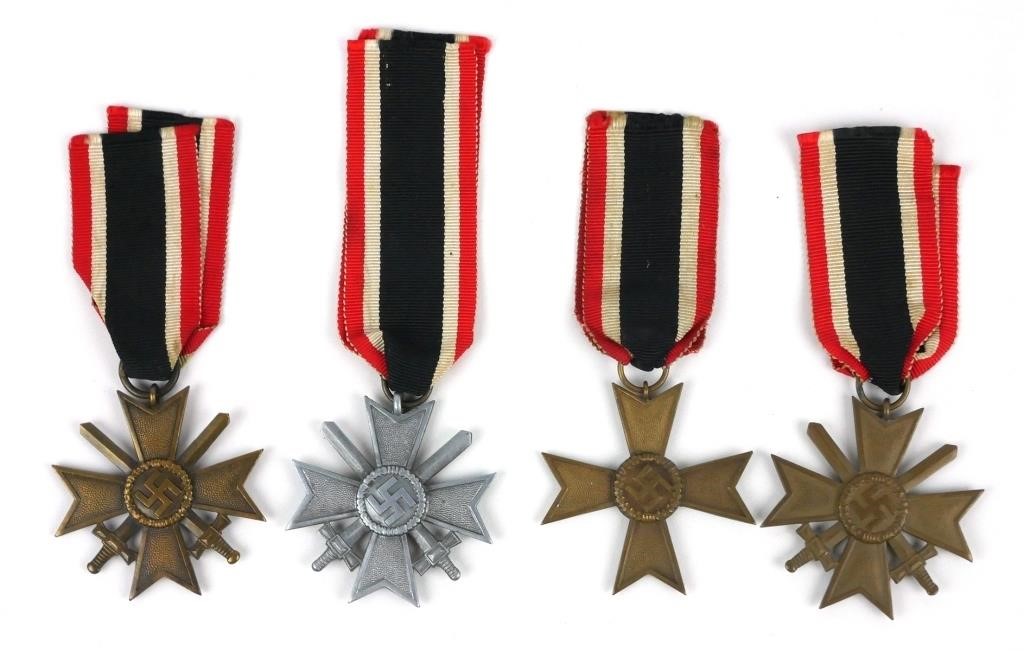 (4) WW2 GERMAN NAZI MERIT