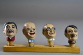 (4) WW2 LEADERS CORKSTOPPERSFi
