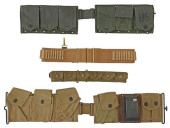(4) WWI BAR CARTRIDGE BELT, 19