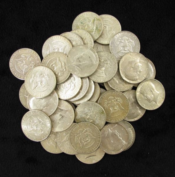 (40) 1965 - 1969 40% Silver Halves