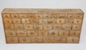 40 DRAWER PINE APOTHECARY CHES