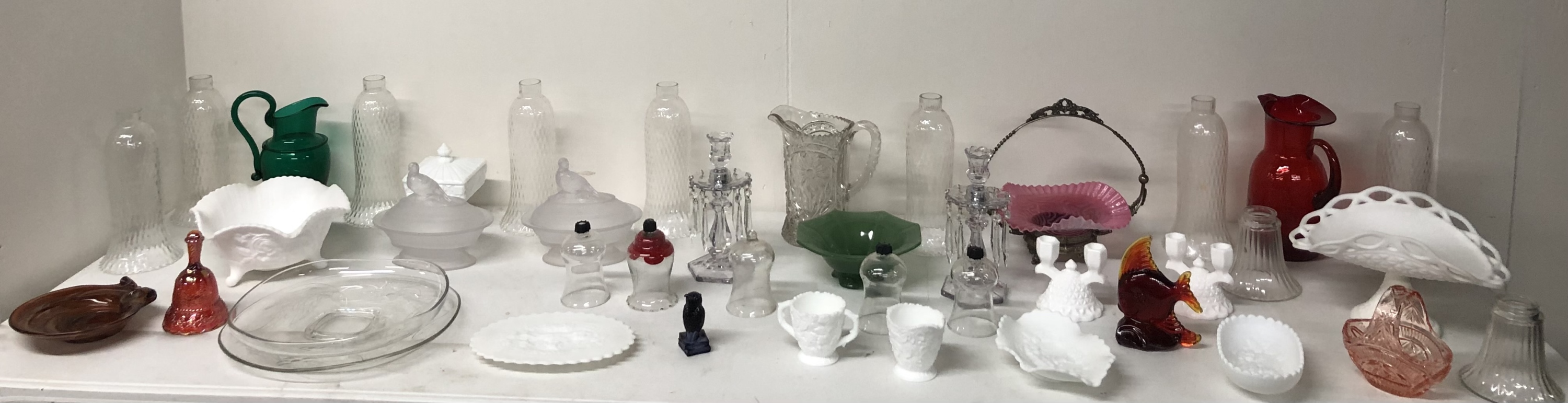 40 PC. ESTATE LOT OF GLASSWARE 40