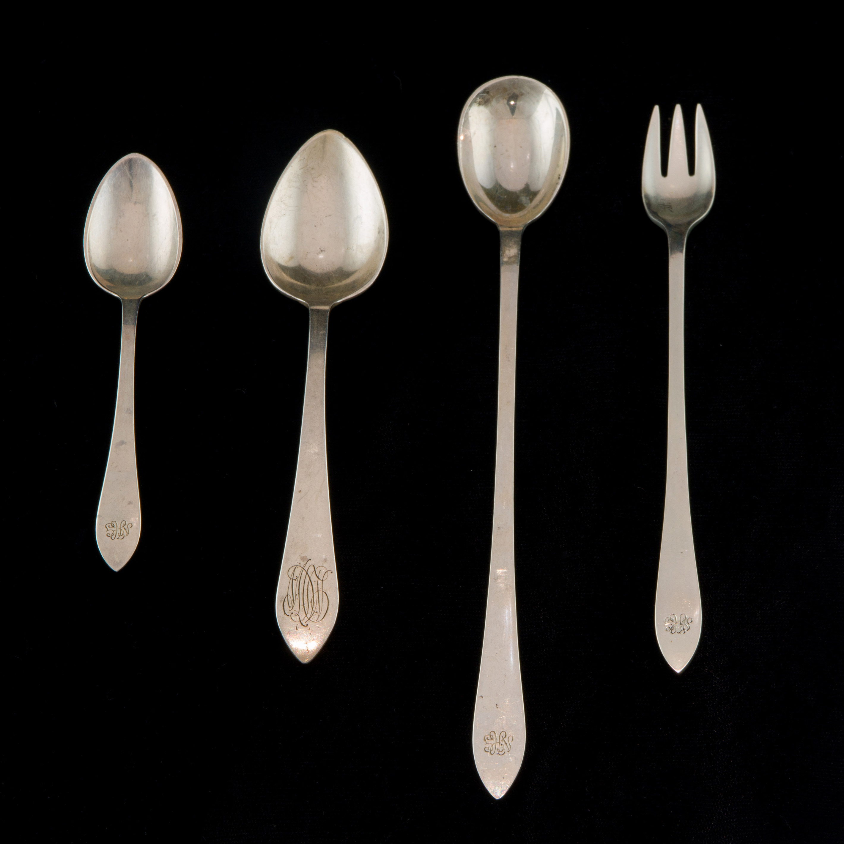 (40 PC) TIFFANY PARTIAL STERLING