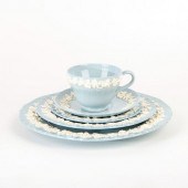 40 PC WEDGWOOD QUEENSWARE BLUE