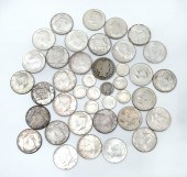 40 PIECE SILVER HALF DOLLAR AN