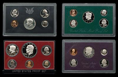40 U.S. proof sets: 1956-1998