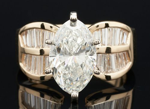 4.00 CARAT MARQUISE BRILLIANT CUT