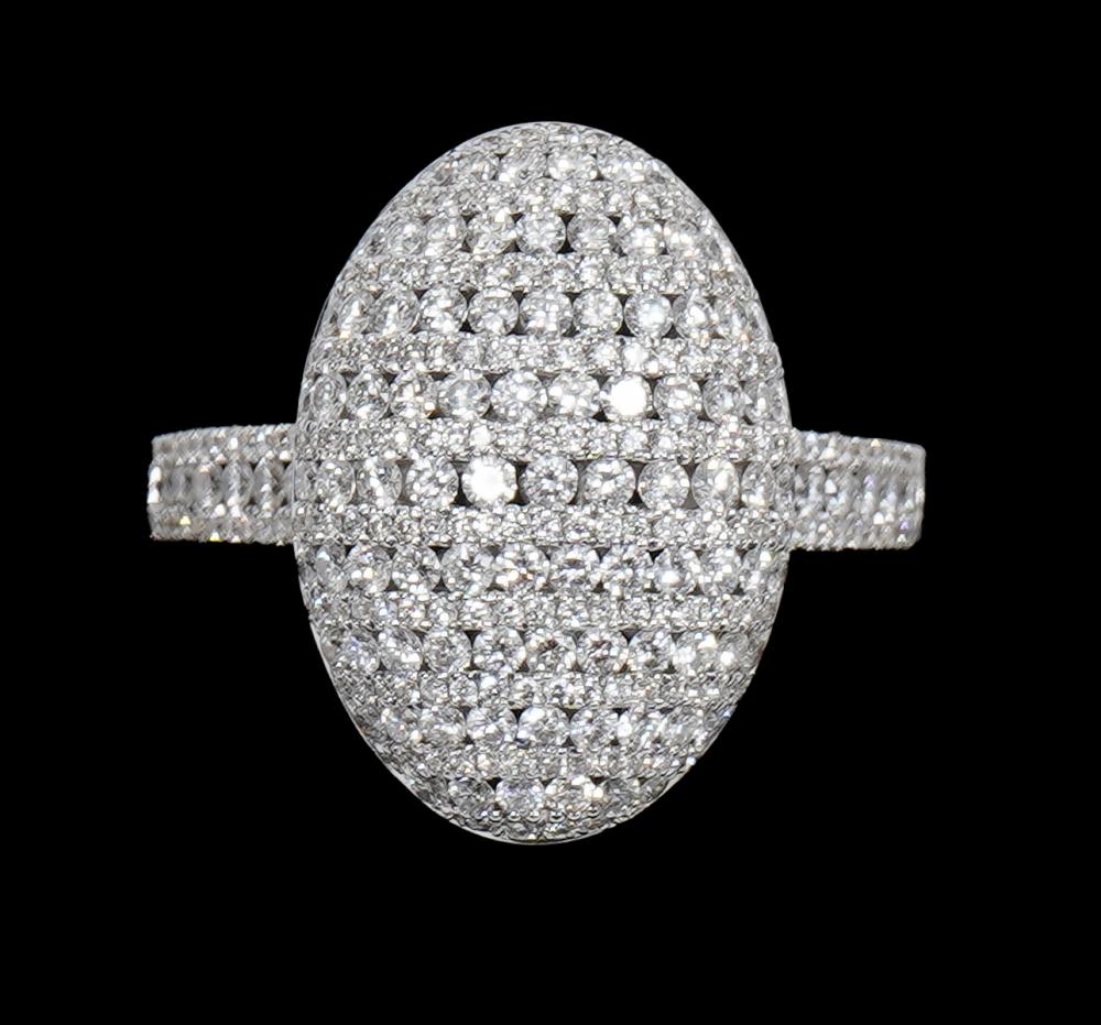 4.00 CTS PAVE DIAMONDS & 18K