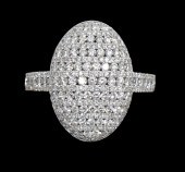 4.00 CTS PAVE DIAMONDS & 18K I