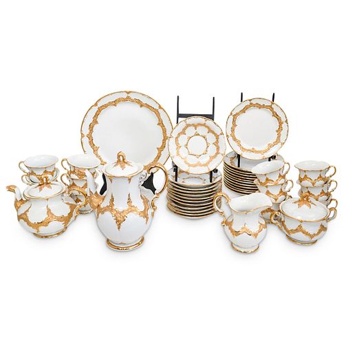 (41 PC) ANTIQUE MEISSEN PORCELAIN