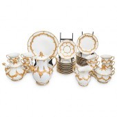 (41 PC) ANTIQUE MEISSEN PORCEL