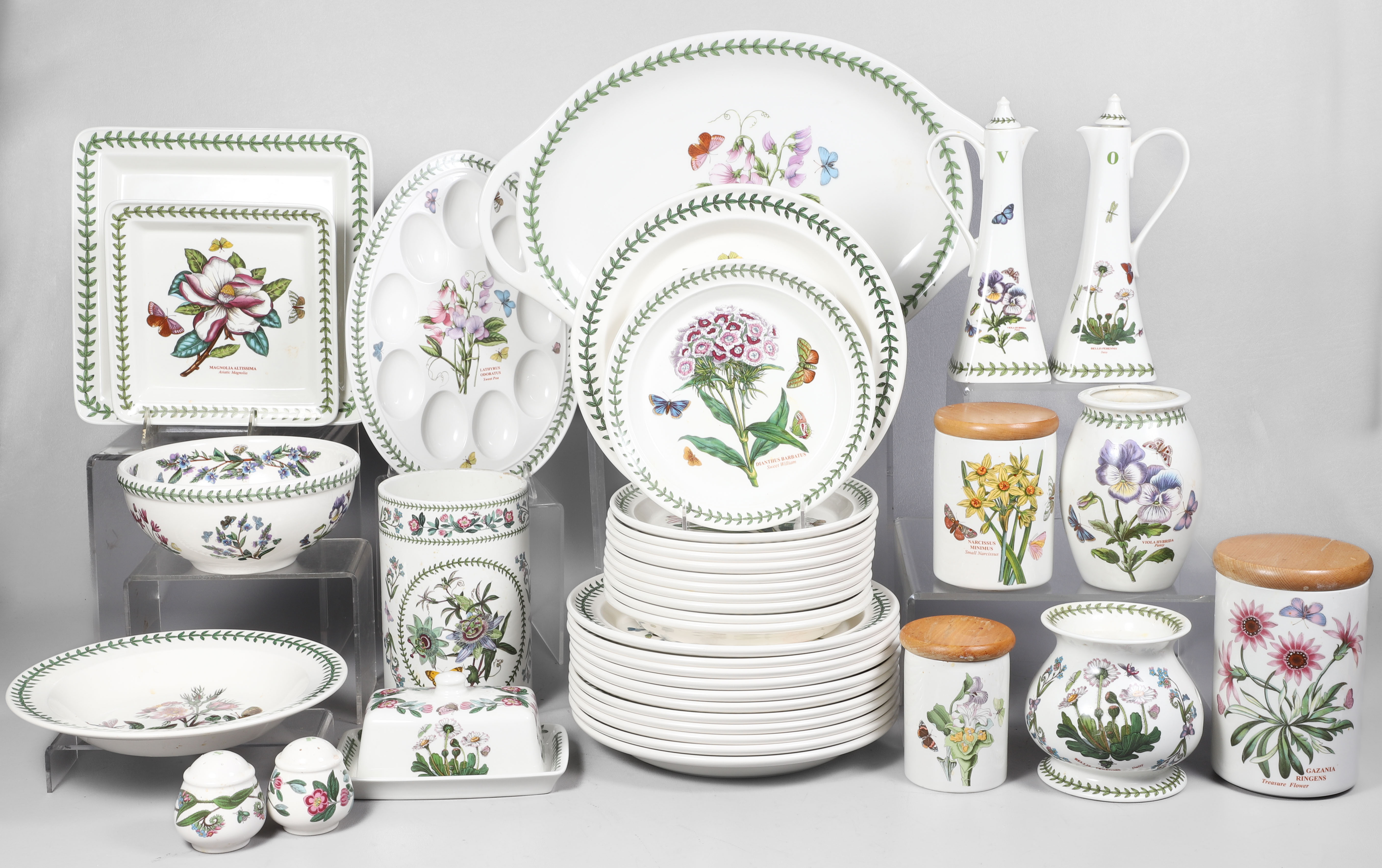 (41) Pcs Portmeirion porcelain