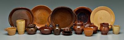 41 pieces Jugtown pottery: most