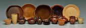 41 pieces Jugtown pottery: mos