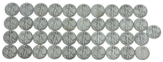 (41) U.S. WALKING LIBERTY HALF