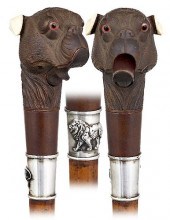 42. GIANT AUTOMATED DOG HEAD C