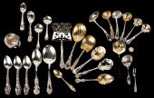 42 PCS ASSD. ANTIQUE STERLING