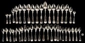 42 PCS. ASSD. COIN SILVER FLAT