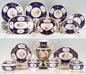 42 PCS DERBY PORCELAIN DINNERW