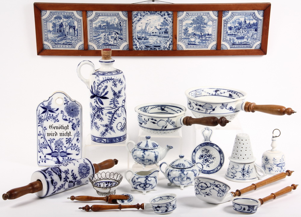 (42 PCS) MEISSEN & SET OF DELFT