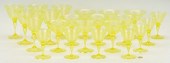 42 PCS. SALVIATI MURANO GLASS