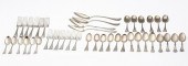 42 PIECES OF STERLING SILVER,