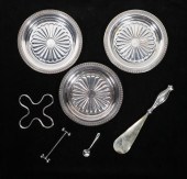 (42) SILVER-PLATE ACCESSORIES