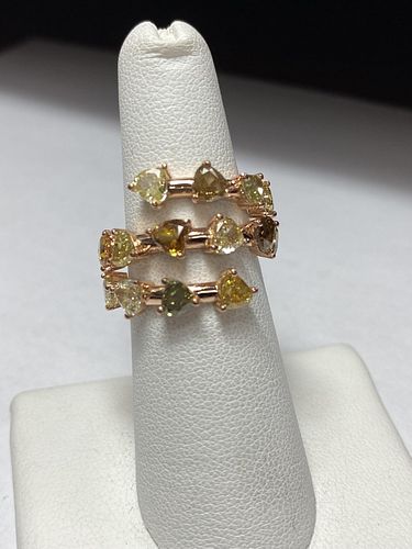 4.22CTS TRIANGULAR SHAPE FANCY
