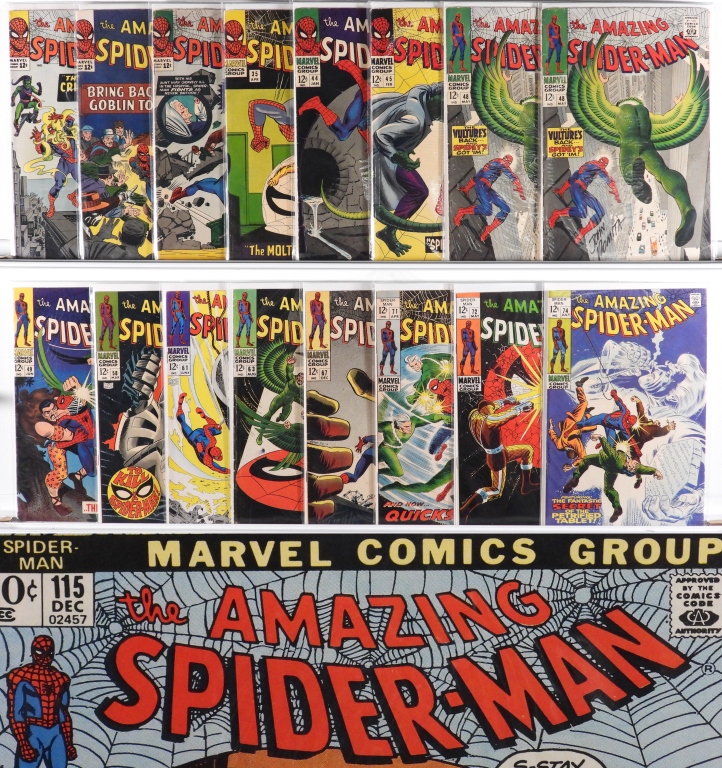 42PC MARVEL COMICS AMAZING