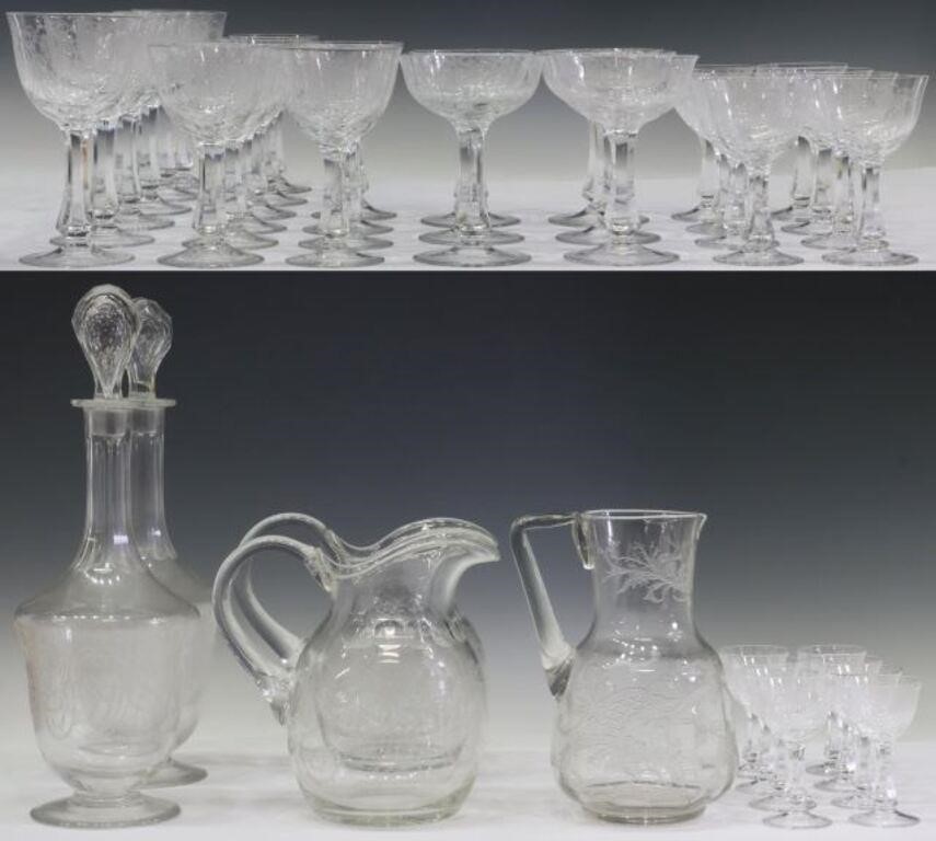 (43) ETCHED COLORLESS GLASS