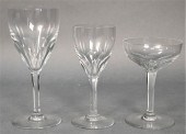 43 PIECE SET OF BACCARAT STEM