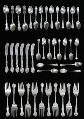 43 PIECES STERLING FLATWARE RE