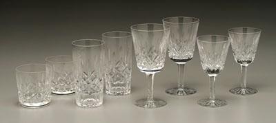 43 pieces Waterford tableware. 11