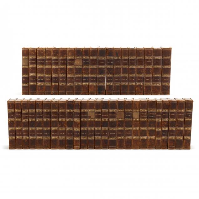 (44) 19TH CENTURY HALF BOUND