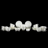 44 PCS COALPORT PORCELAIN COUN