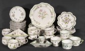 (44 PCS) FRENCH FAIENCE DISHES