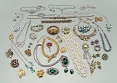 44 pieces costume jewelry: nec