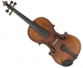 4/4 SIZE VIOLIN & BOWS IN CASE