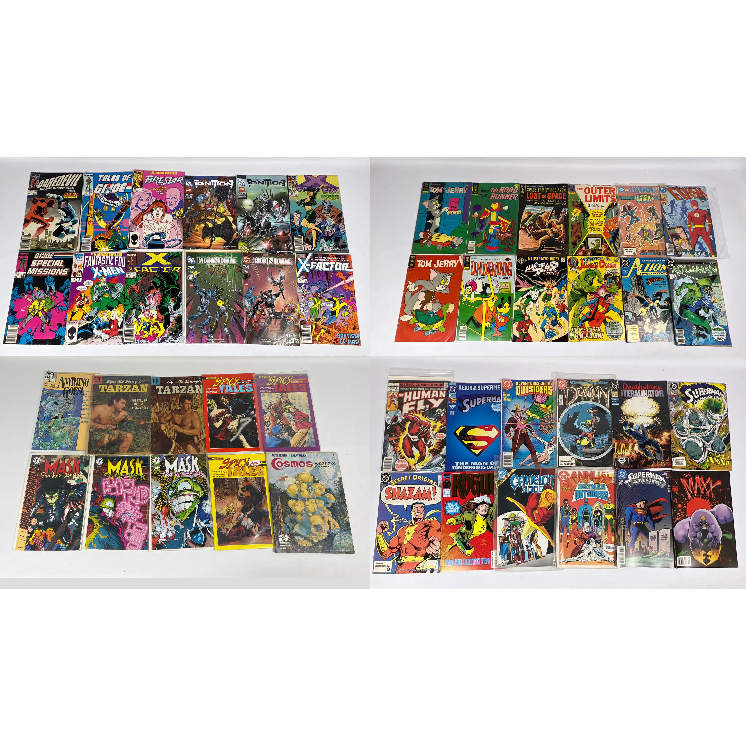 44pc Vintage Comic and Magazine