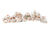 44PCS HEREND 'CHINESE BOUQUET'