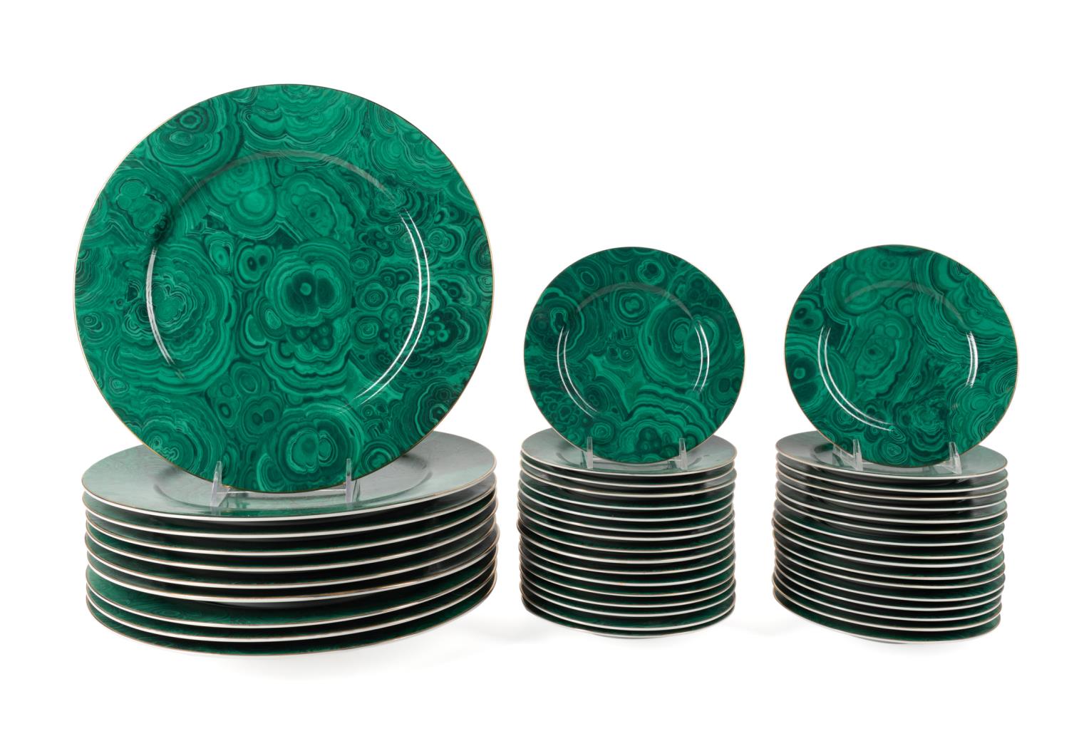 44PCS NEIMAN MARCUS MALACHITE