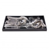 (45 PC SET) CRISTOFLE RUBANS P