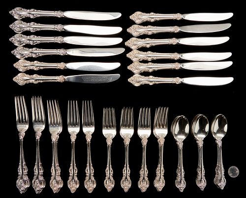 45 PCS. TOWLE EL GRANDEE STERLING